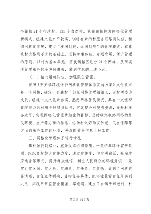 乡镇网格化环境监管工作总结.docx