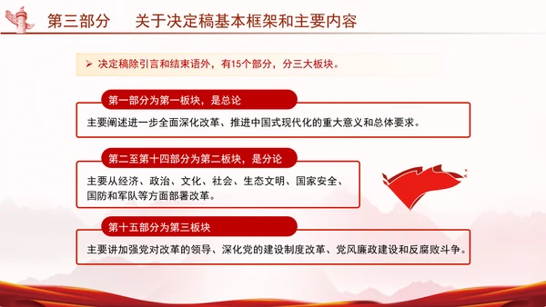 二十届三中全会关于《决定》的说明专题党课PPT