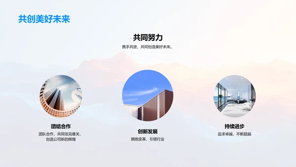 房产年度工作总结PPT模板