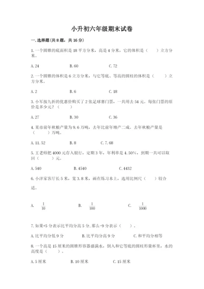 小升初六年级期末试卷【能力提升】.docx