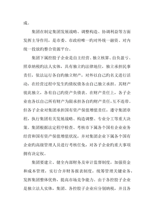 组建市投资控股集团有限公司方案.docx