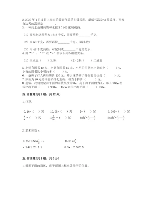 北京版小学六年级下册数学期末综合素养测试卷附答案【名师推荐】.docx