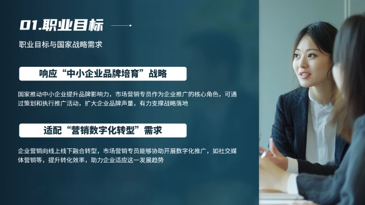 通用版大学生职业生涯规划职业生涯展示PPT模版