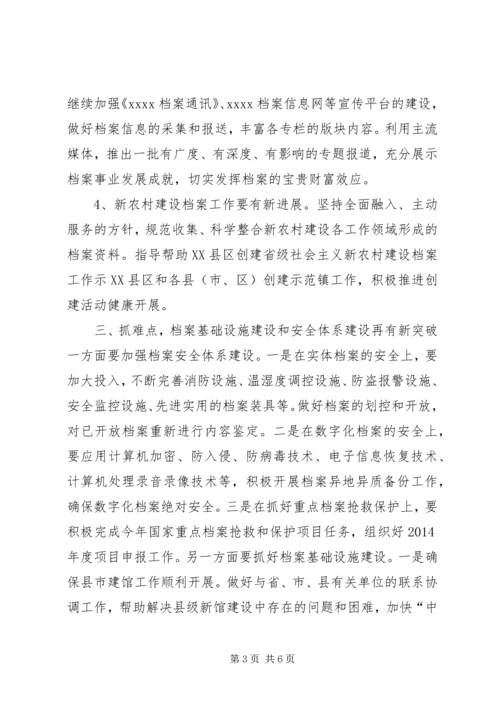 市档案工作计划.docx