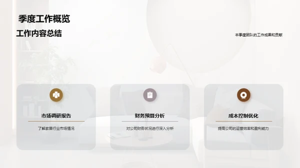 家居业务季度成果展