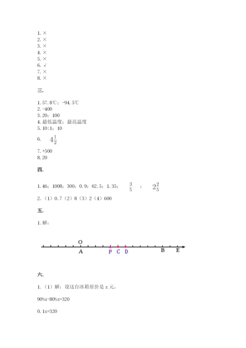 北师大版数学小升初模拟试卷附答案【能力提升】.docx