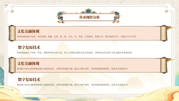 黄色中国风非遗文化介绍ppt模板