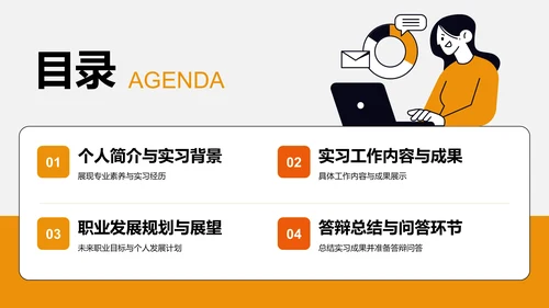 应届生实习转正
答辩PPT模板