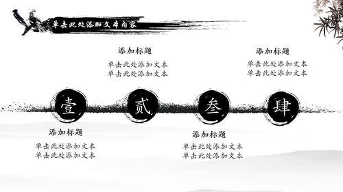中国风武侠笑傲江湖古代战争亮剑水墨培训宣讲PPT