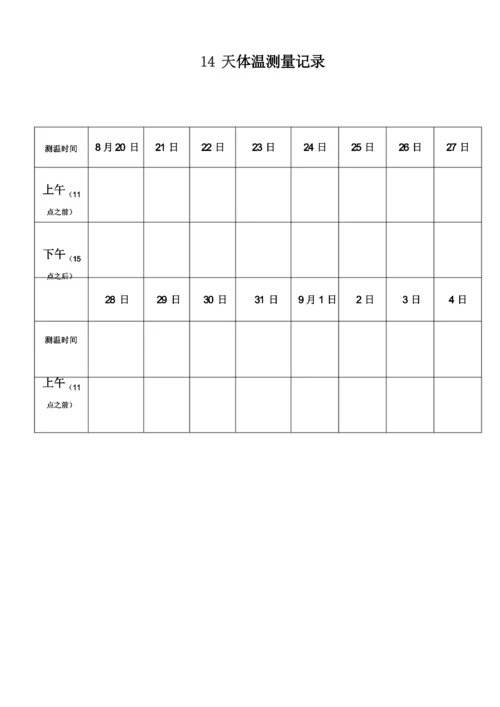 14天体温记录表.docx