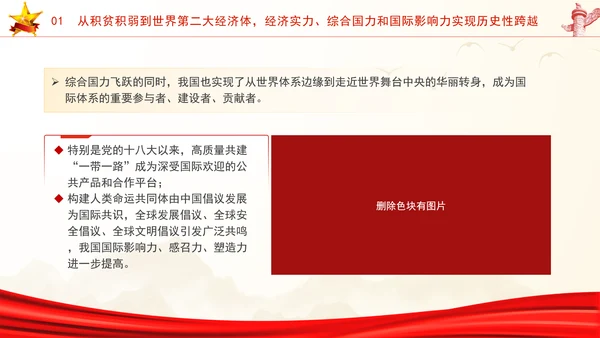 国庆节党支部庆祝建国75周年经济社会发展成就ppt
