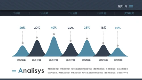 高端大气欧美风商业计划书ppt模板