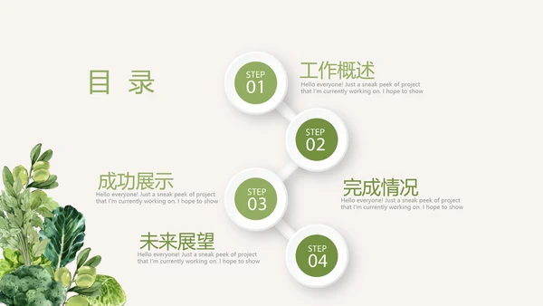 绿色蔬菜营养与健康动态PPT