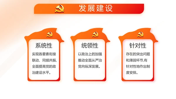 红色简约大气党建党政党课治国理政动态PPT