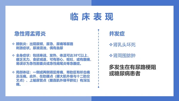 医疗风医疗泌尿系感染PPT模板