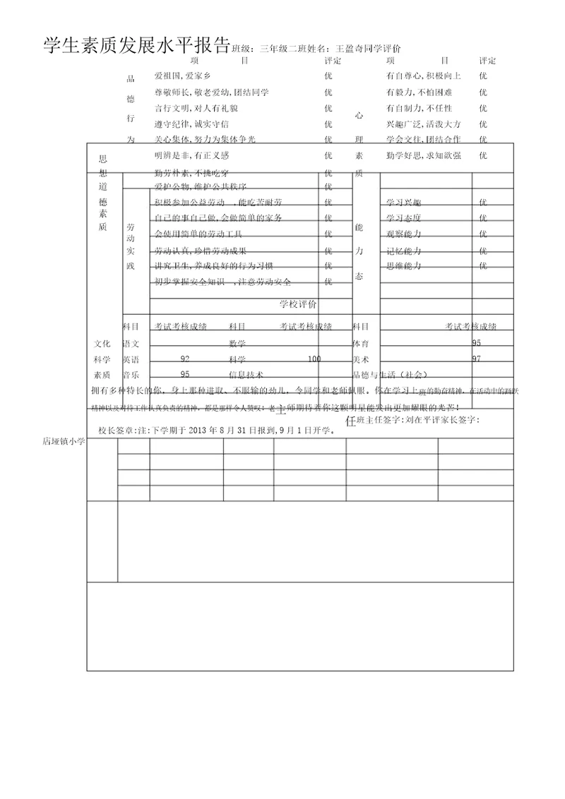 6学生素质发展水平报告