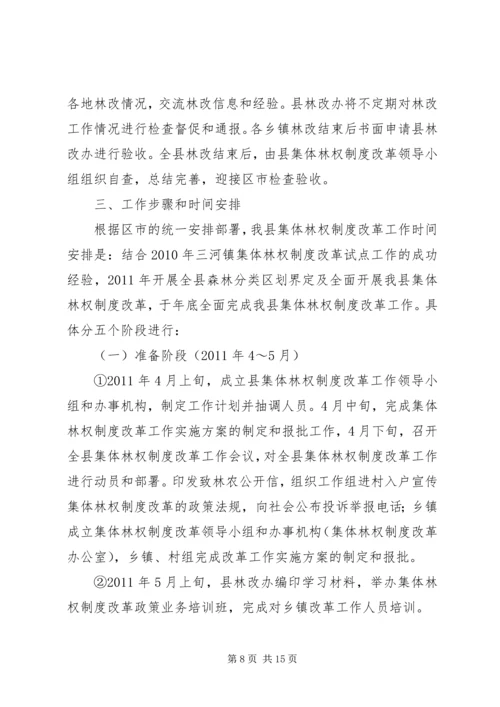 集体林权私有化实施方案 (5).docx