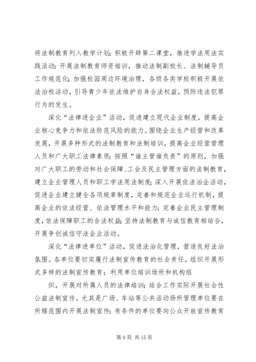 枣林乡公民法制宣传教育第六个五年规划6 (2).docx