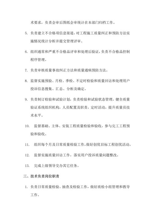 核心技术质量部岗位基础职责.docx