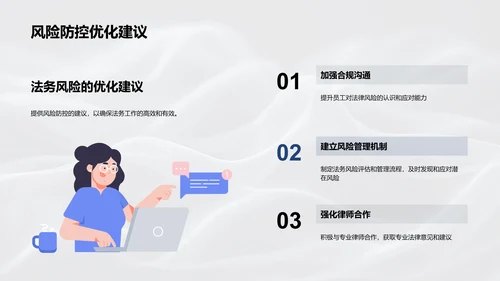 法务部工作汇报PPT模板