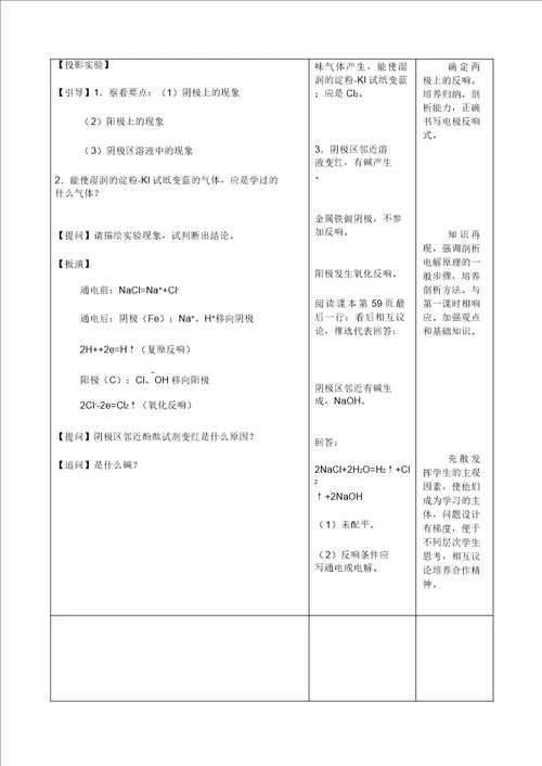 高二化学教学中渗透德育教案2