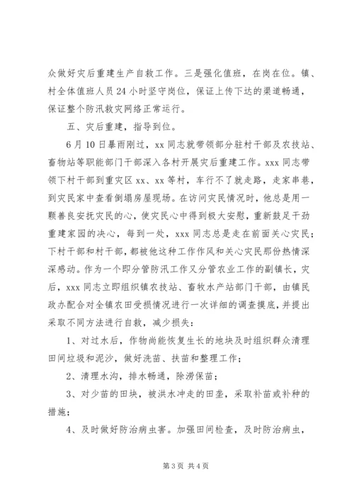 乡镇政府抗洪抢险个人先进事迹材料.docx