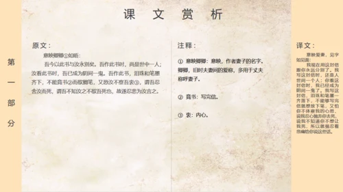 语文公开课清代林觉民《与妻书》通用PPT模板