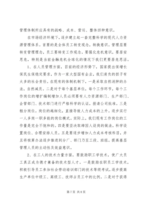 关于人力资源调研报告范文.docx