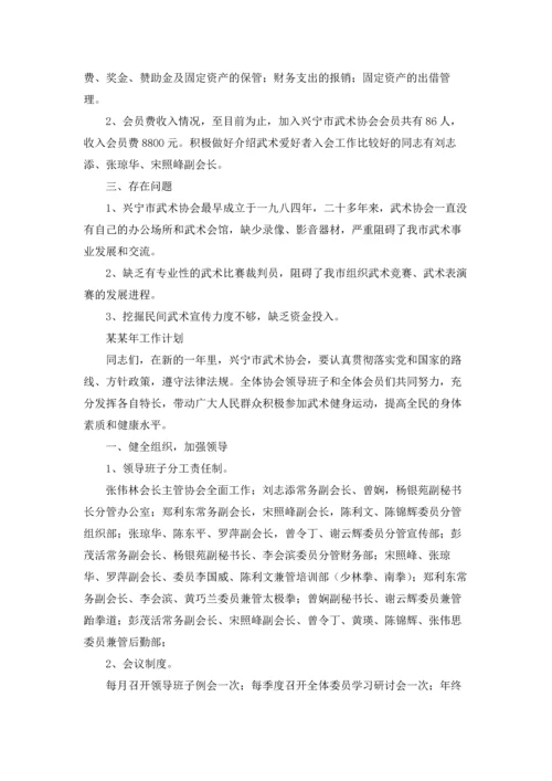 武术协会工作计划.docx