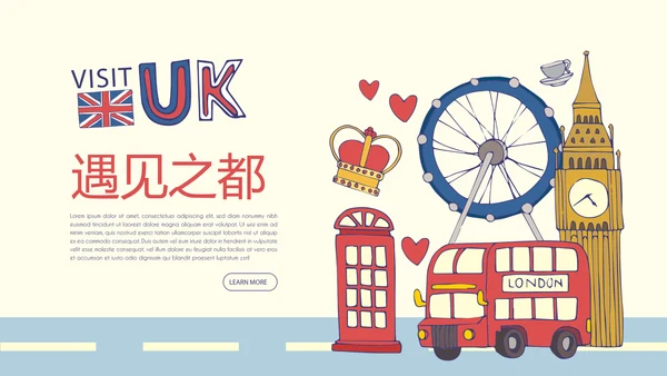 英国伦敦旅游电子相册动态PPT