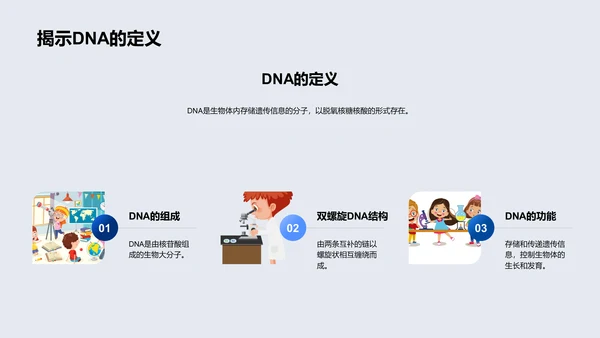 DNA结构与功能PPT模板