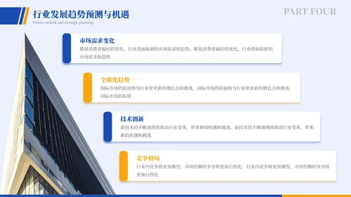蓝色商务风年终述职报告PPT模板