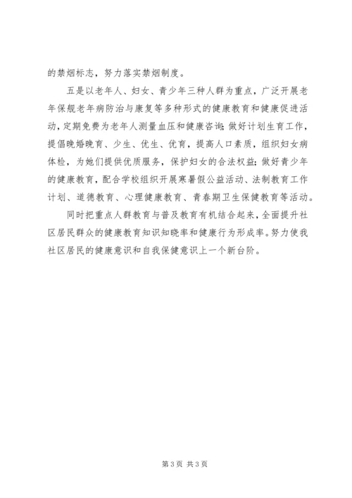 社区医院具体工作计划范文.docx