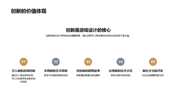 创新驱动：游戏设计之旅