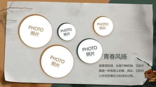 致青春毕业季青春毕业纪念册PPT