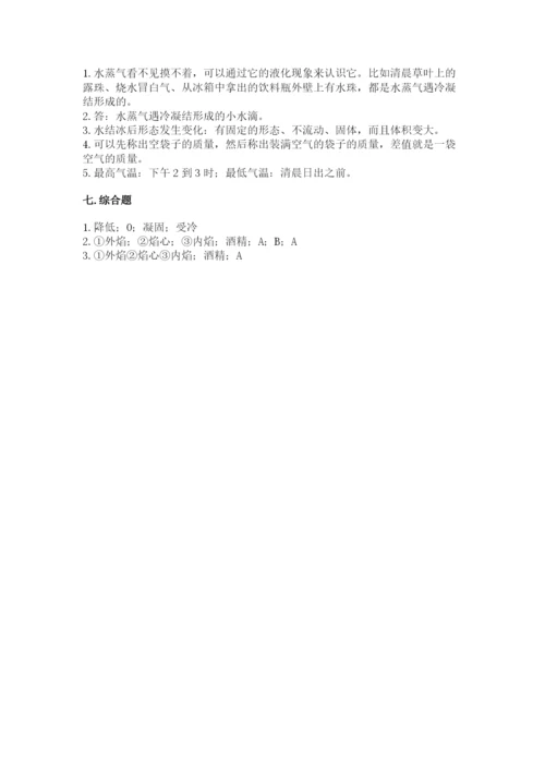 教科版小学三年级上册科学期末测试卷【综合卷】.docx