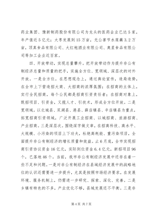 关于全县非公有制经济运行情况的调查与分析 (6).docx
