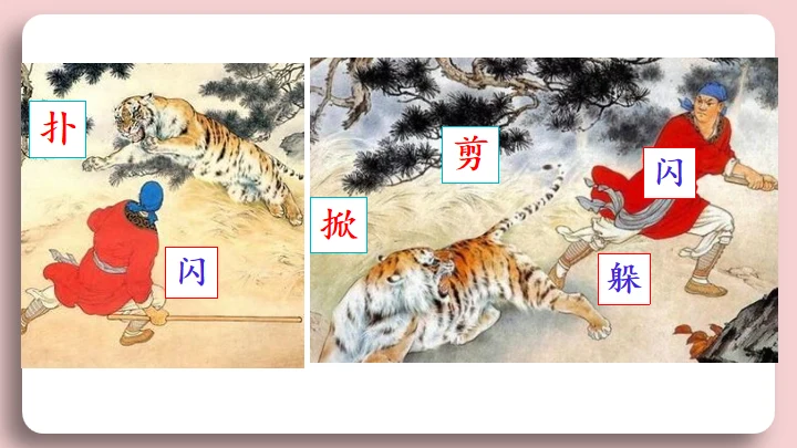 水浒传景阳冈武松打虎的故事通用PPT模板