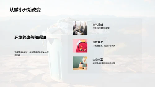 环保之行，我是行动者