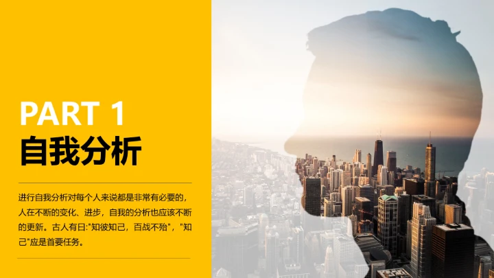 个性化大学生职业生涯规划PPT