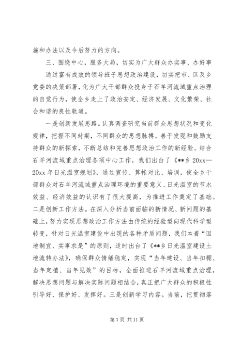 乡镇政治理论学习工作总结.docx