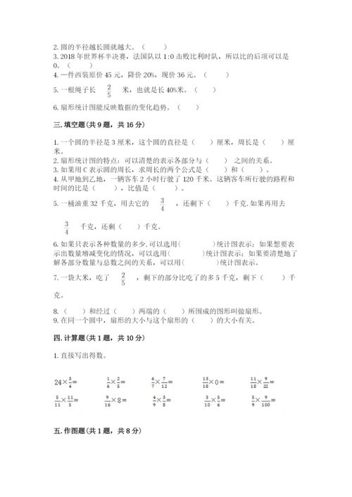小学数学六年级上册期末考试试卷附参考答案（预热题）.docx