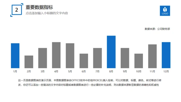 蓝色扁平团队商务工作汇报通用PPT模版