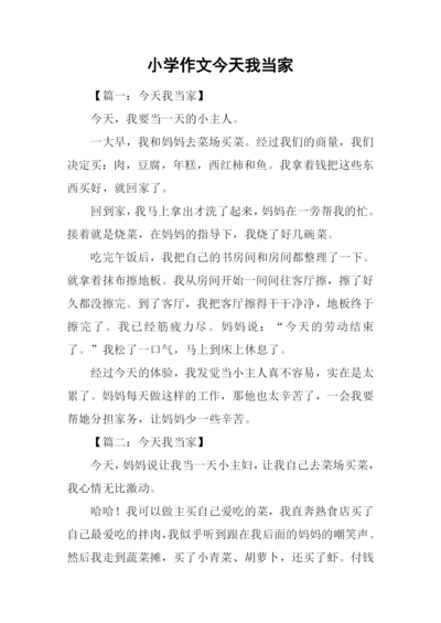 小学作文今天我当家.docx