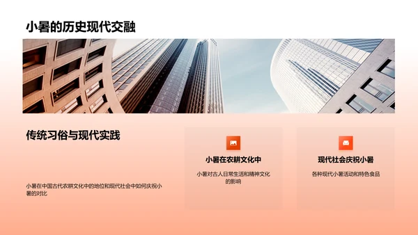 小暑节气探析PPT模板