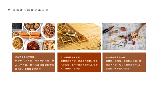 简约中国传统中医中药文化汇报PPT模板