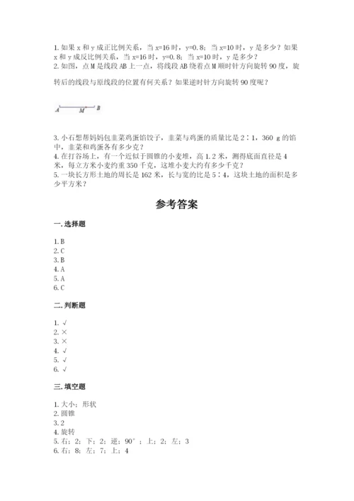 北师大版六年级下册数学期末测试卷精品（综合题）.docx