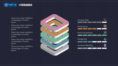 时尚炫酷企业年终总结汇报通用PPT模板