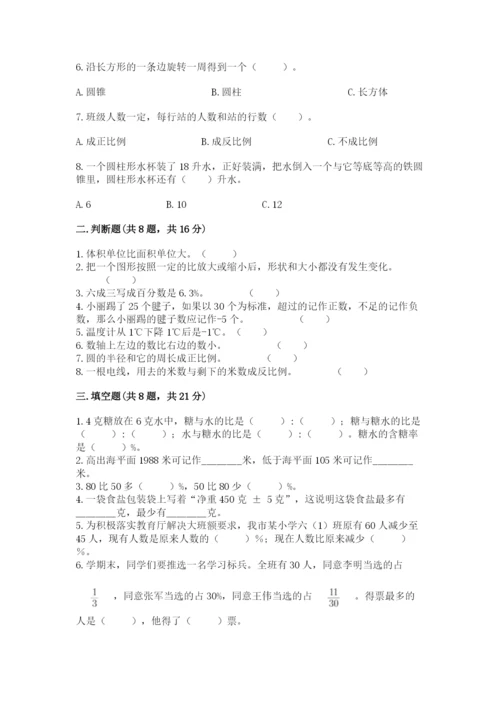 小升初数学期末测试卷完美版.docx