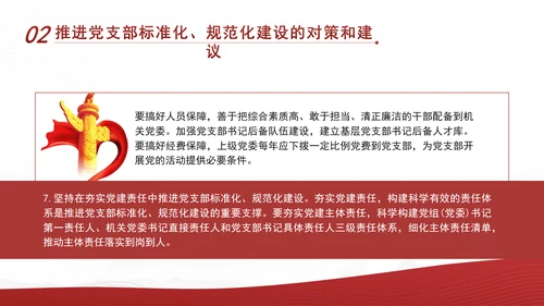 2024党支部标准化规范化建设面临的问题和对策ppt课件